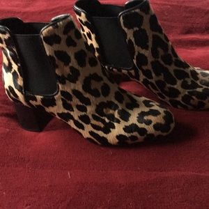 Kate spade leopard booties size 6.5